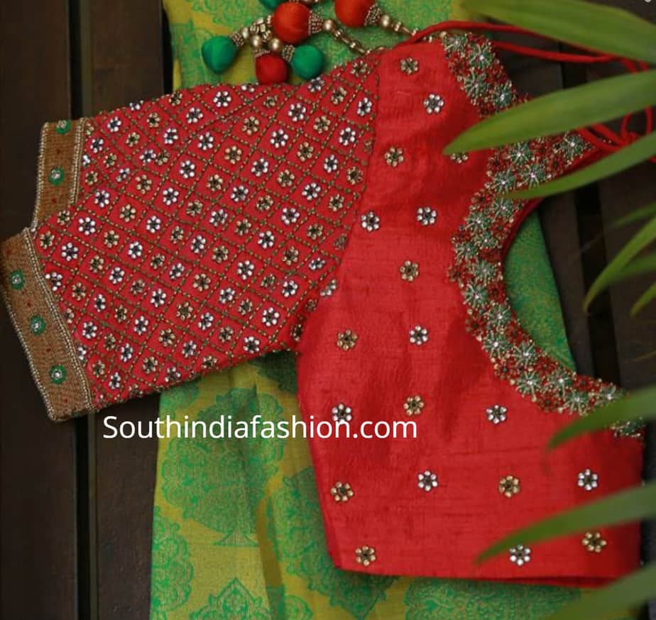 Latest Pattu Saree Blouse Designs by Mantra! – South India Fashion