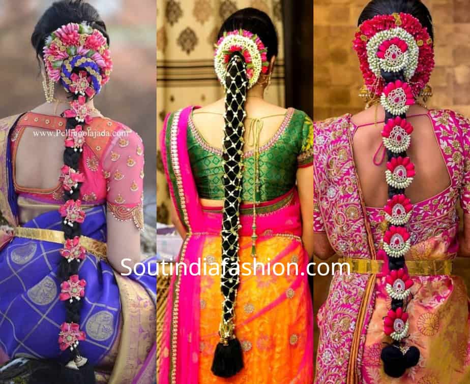 7 Beautiful Hairstyles For Silk Saree - Paperblog