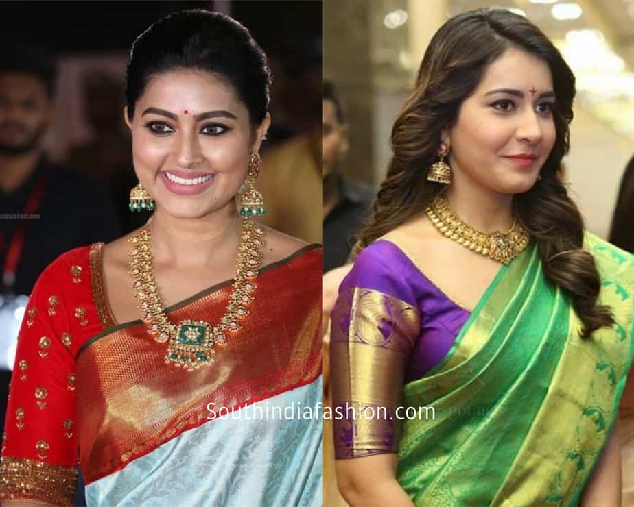 Silk Saree Butta Hands Blouse Models