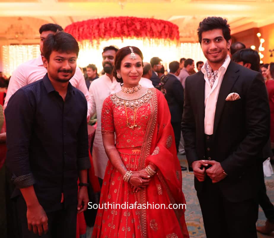 soundarya vishagan wedding reception