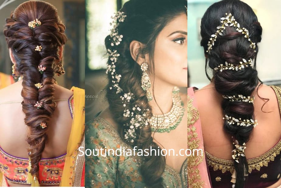 50 Indian Bridal Hairstyles for Lehenga Choli