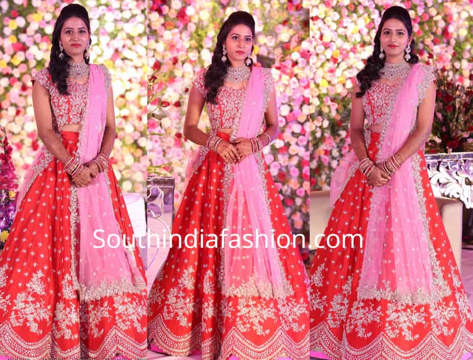 anushree reddy bridal lehenga