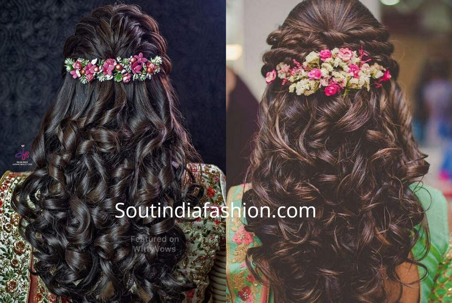 Hairstyle For Lehenga - 20+ Modern, Curly & Bridal Lehenga Hairstyles