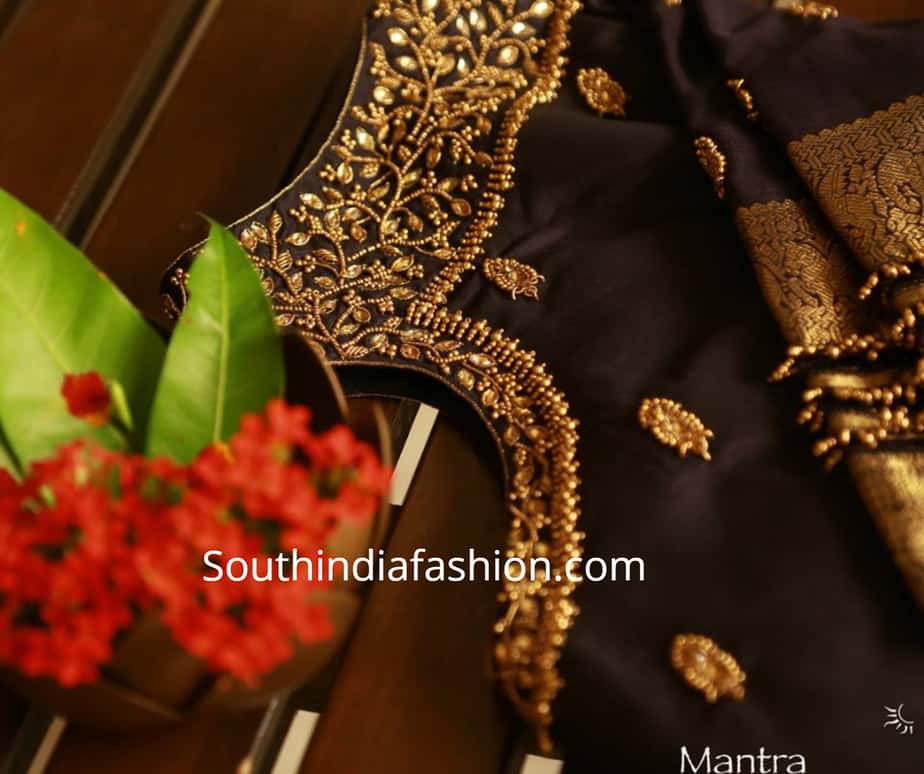 pattu saree blouse designs 2019 new