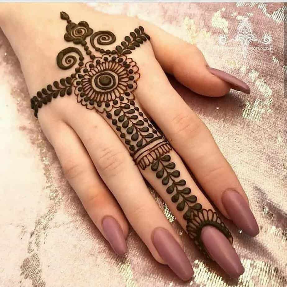 simple mehndi designs for hands