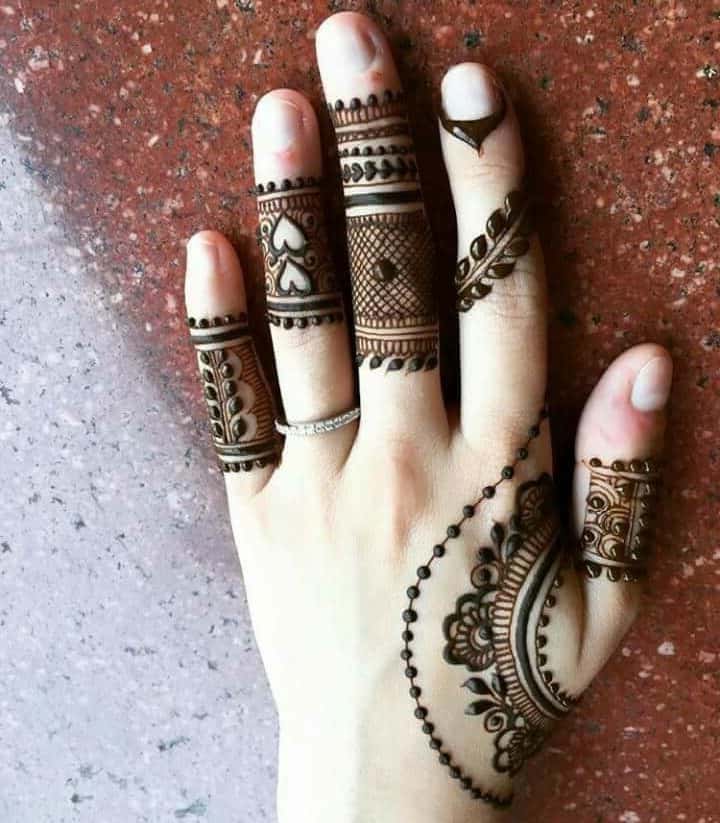 simple mehndi for beginners