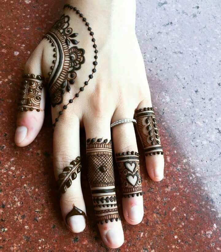 50 Easy And Simple Mehndi Designs For Beginners Step By Step!