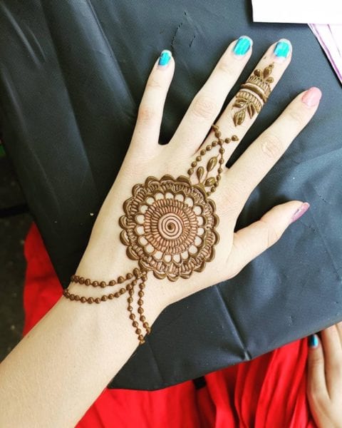 simple mehndi for beginners