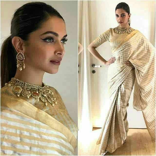 Deepika Padukone saree