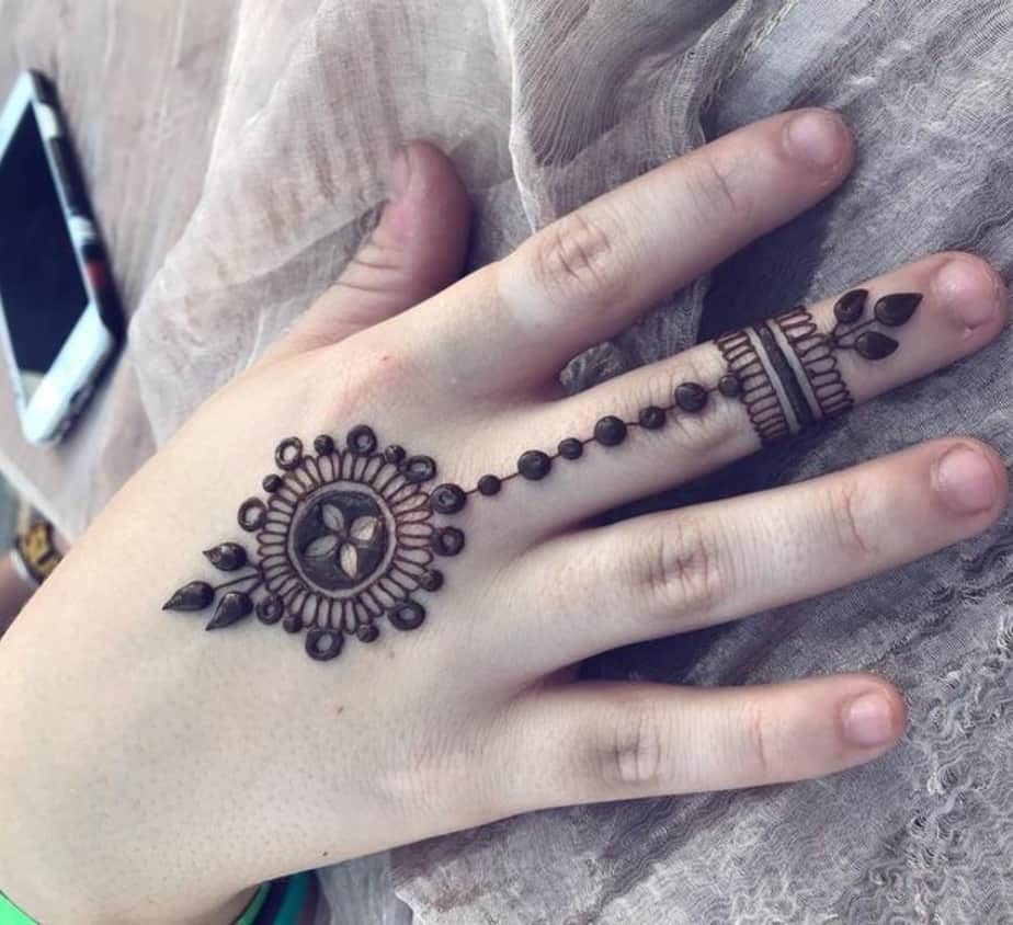 simple mehndi for beginners