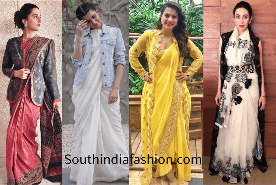 Saree with a Jacket - Bollywood Divas’ Latest Saree Trend