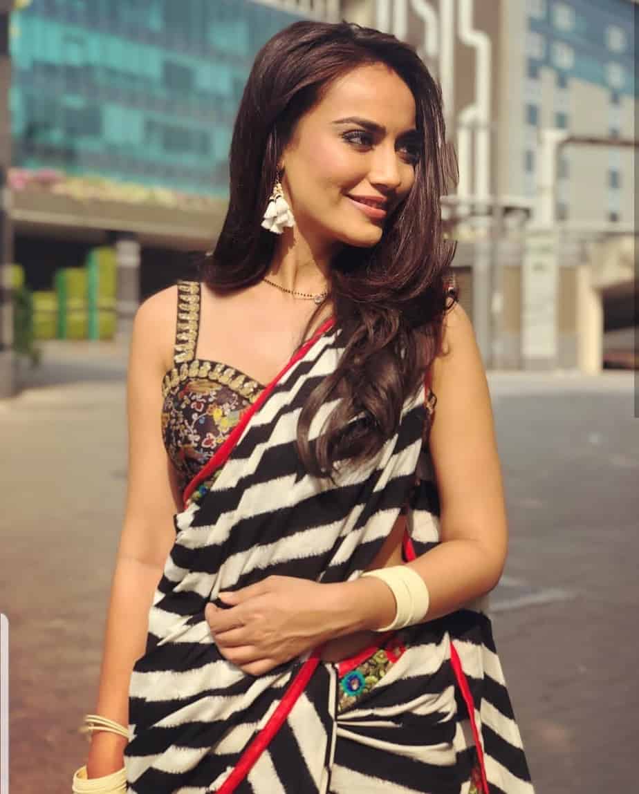 Surbhi jyoti saree look