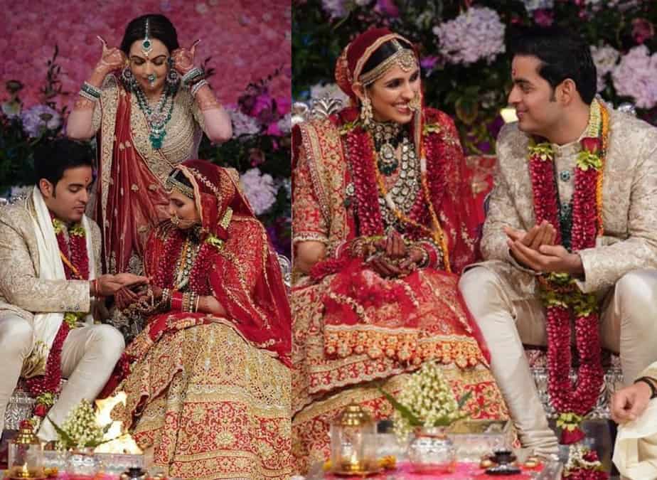 akash ambani shloka mehta wedding photos