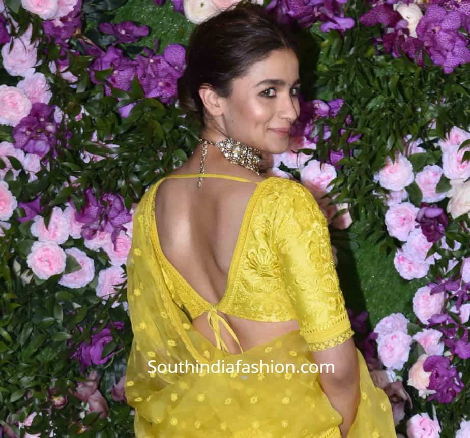 Celebrity Approved Saree Blouses Designs