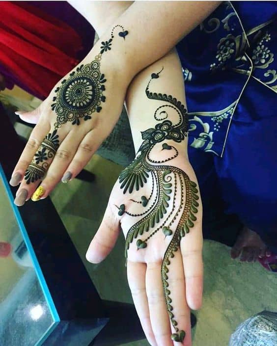 Super Simple Arabic Henna Design for Back Hands | This is a great mehndi  design inspiration for budding artists. Here is a Super Simple Arabic Henna  Design for Back Hands! #ArabicMehndi #ArabicHenna... |
