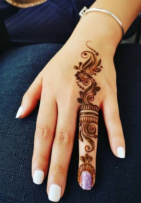 Dainty arabic mehendi designs 2019