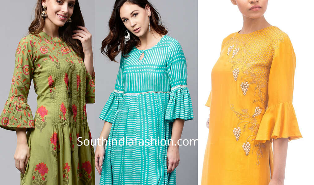 20+ Stylish Sleeves Design for Kurtis to Rock the Ethnic Look -