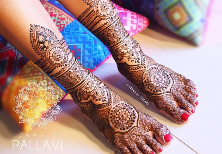 latest mehndi designs for indian brides