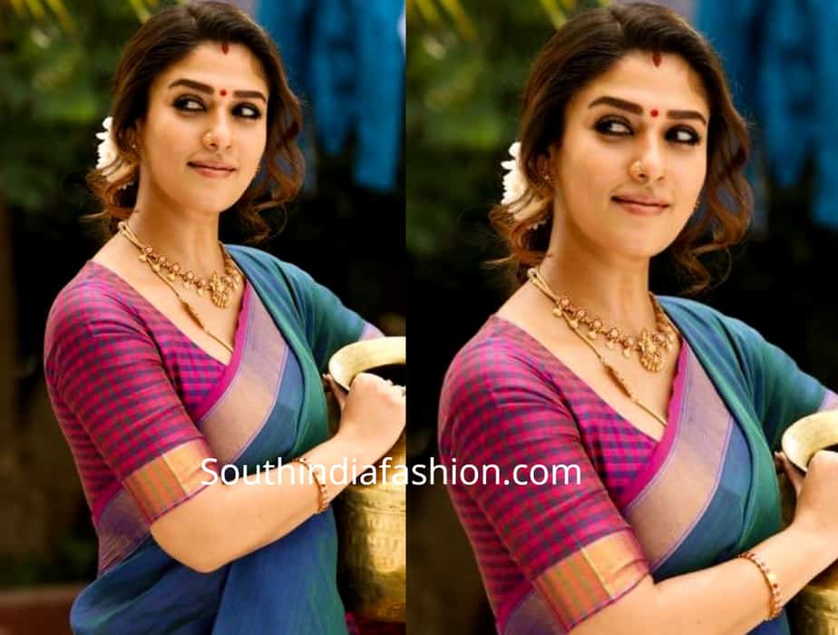 Perazhagi 😍❤ Exclusive stills from Viswasam | Nayanthara in saree, Indian  beauty saree, Checks saree