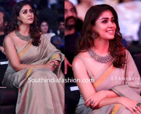 nayanthara in handloom sarees