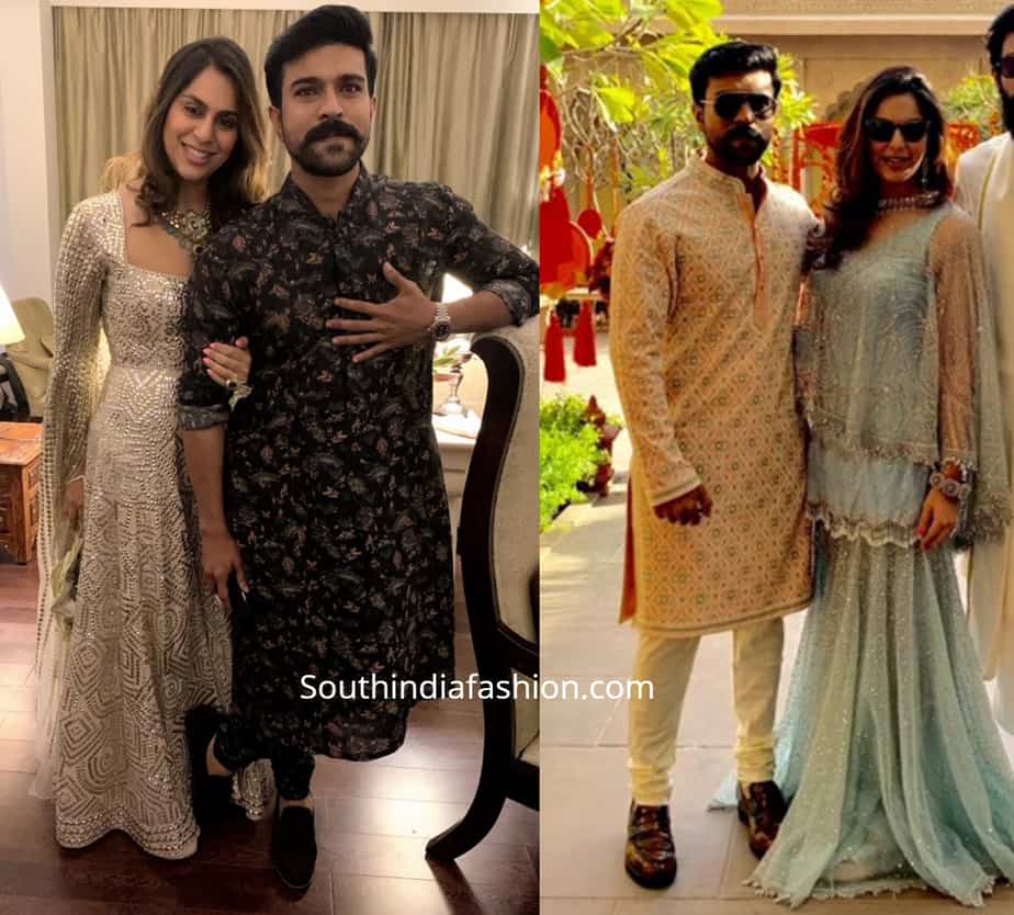 ram charan and upasana at venkatesh daughter wedding