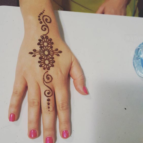 Very Very Easy Mehndi Designs For Hands Step By Step - Design Talk