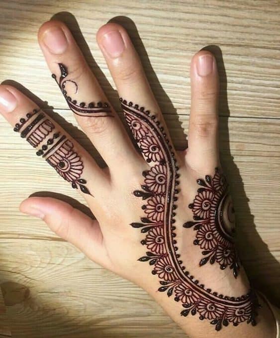 simple mehndi for beginners