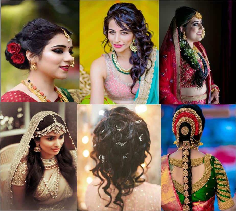 Bridal Hairstyles For Hair Of Any Length Indian wedding hairstyles