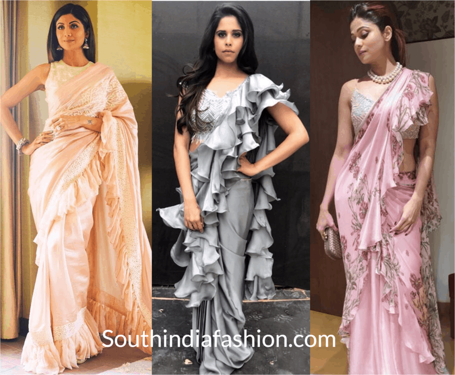 Ruffle Saree to Elevate your Fashion Quotient