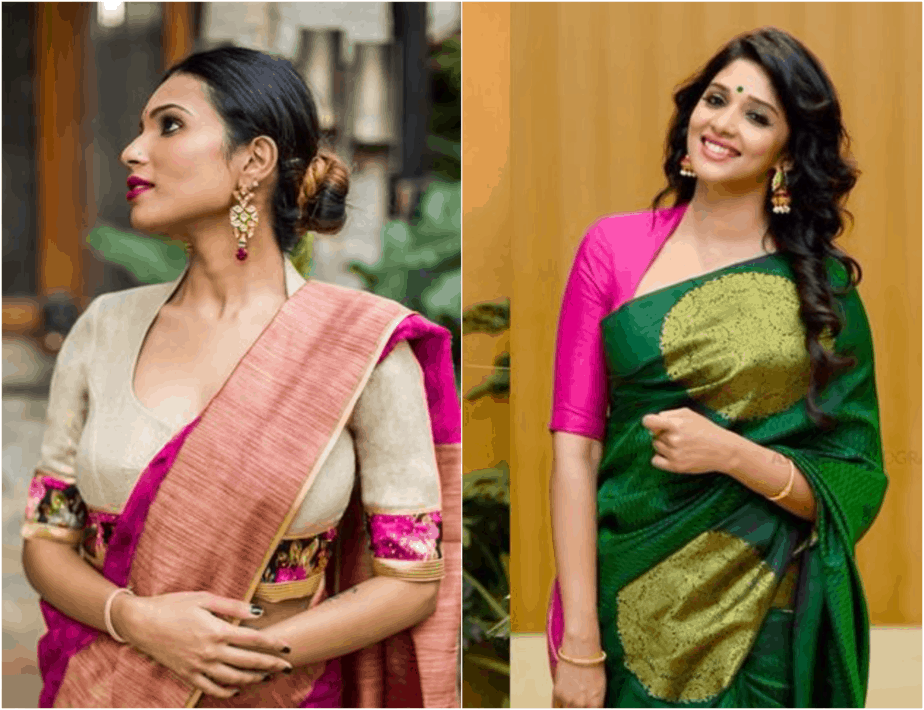 Blouse Patterns for your Evergreen Silk Sarees