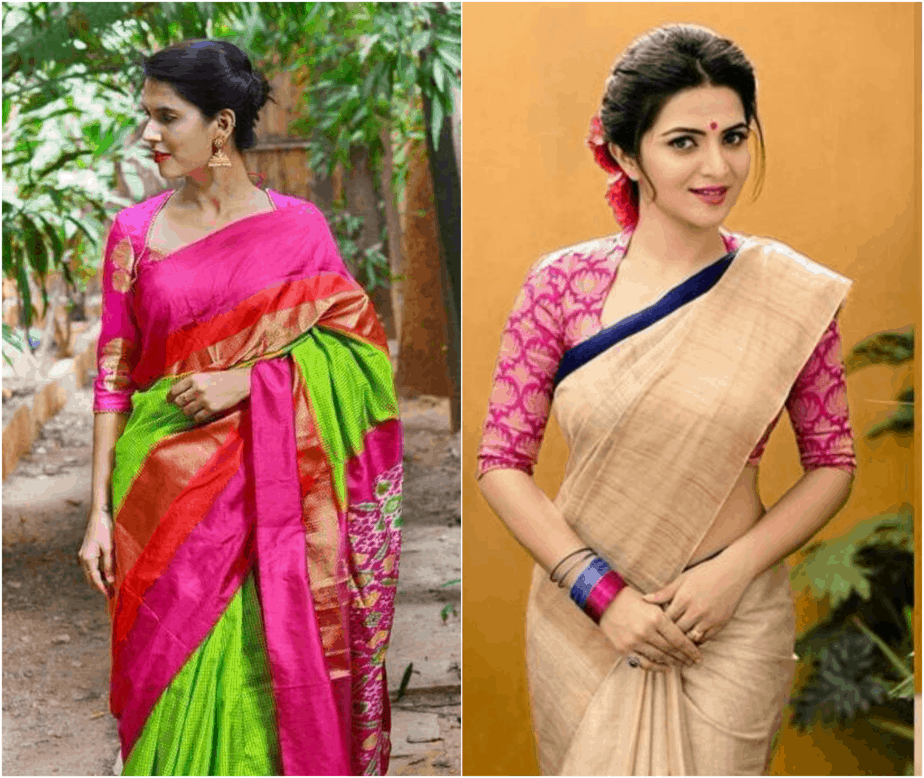 Blouse Patterns for your Evergreen Silk Sarees