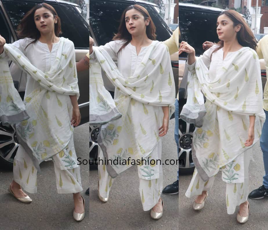 alia bhatt white palazzo suit