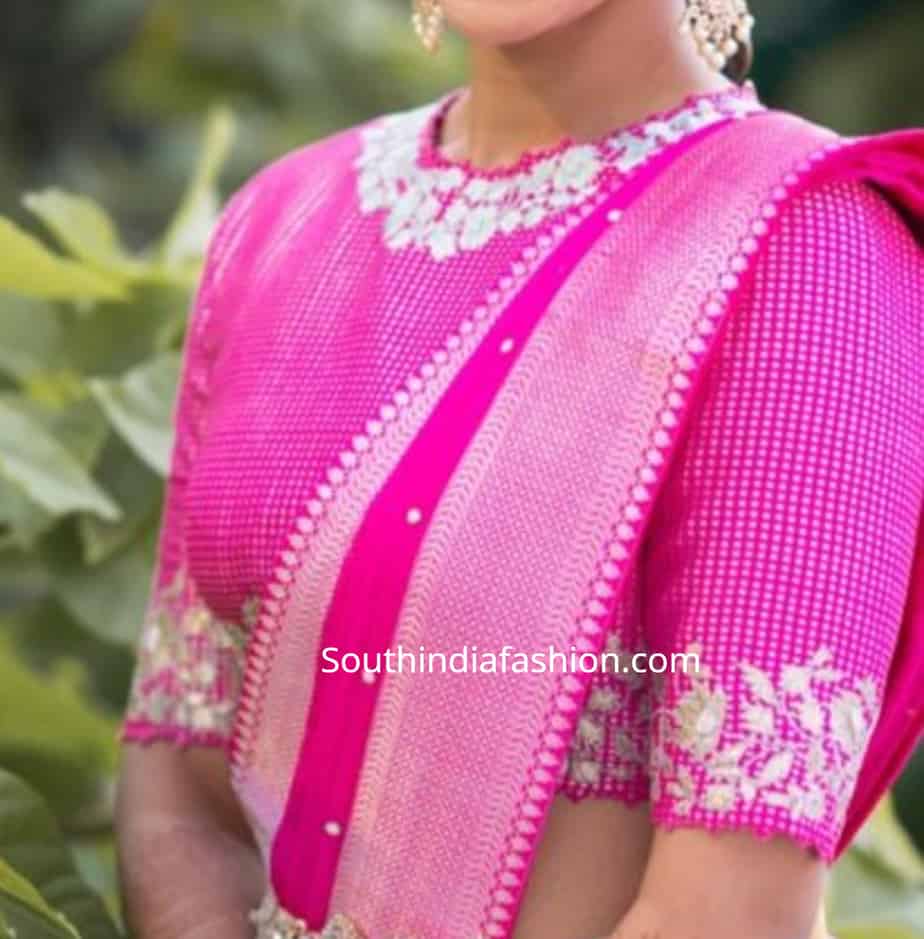 Blouse Designs For Pattu Half Sarees South India Fashion Blouse Designs For Pattu Half Sarees South India Fashion