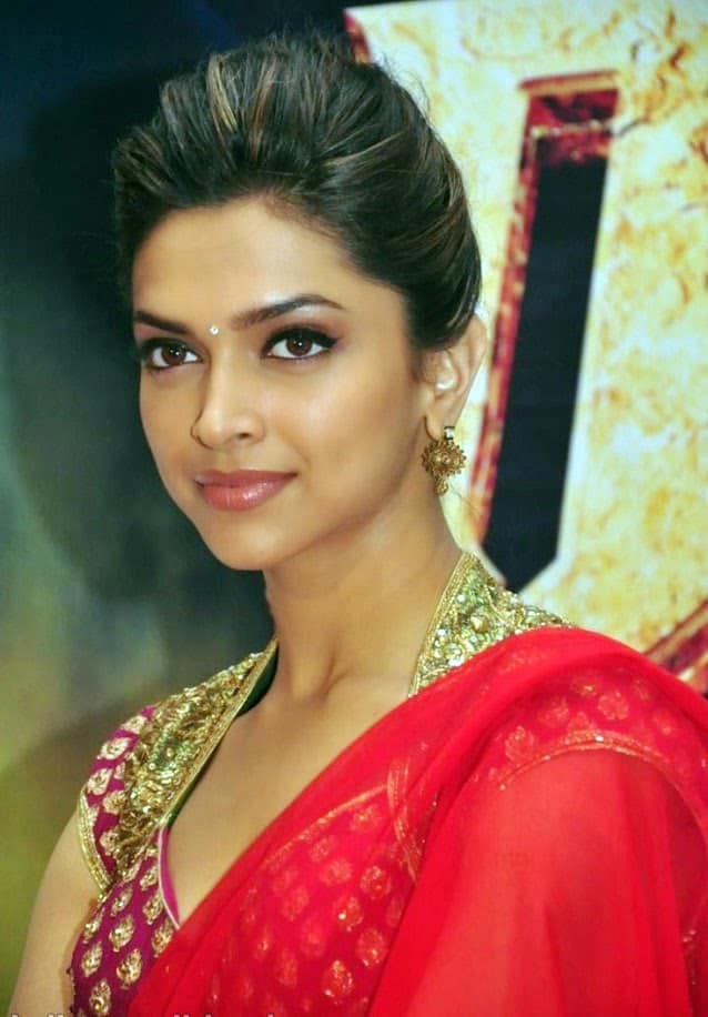 Deepika Padukone Hairstyles With Sarees  Style Inspiration