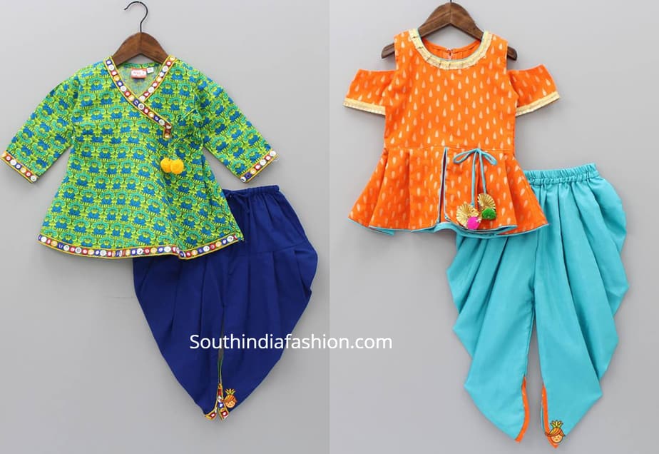 small baby girl cotton kurtis