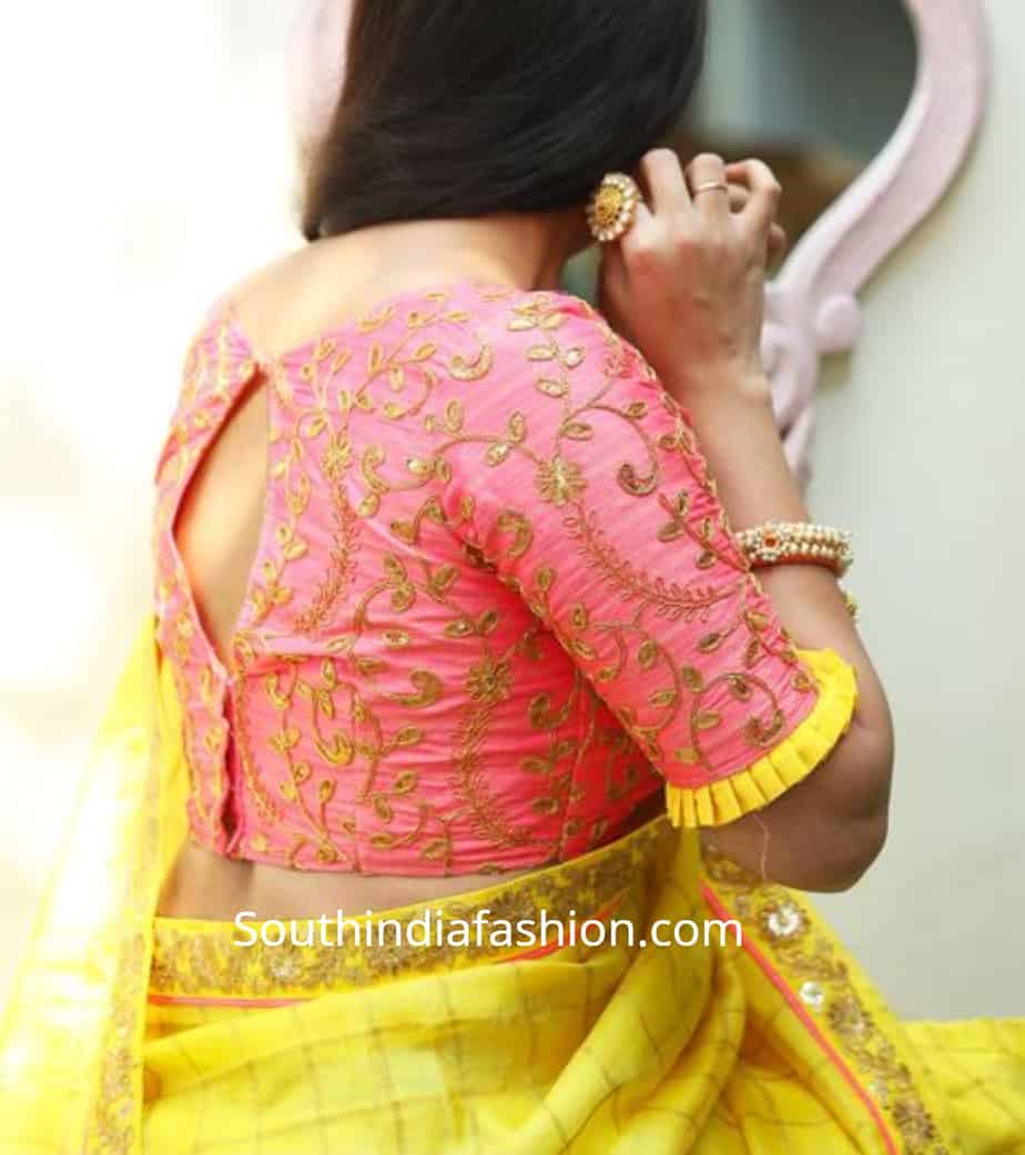 Pattu Saree Blouse Designs 2019 | Silk Saree Blouse Designs Catalogue