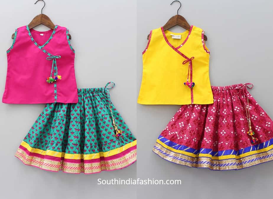 kids party wear lehengas