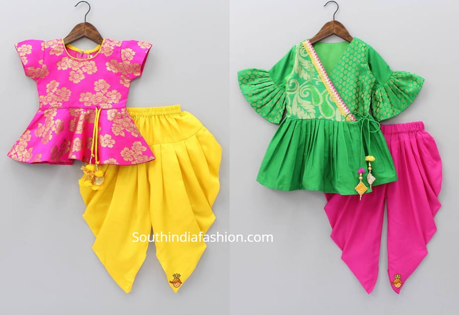 dhoti dress for small girl