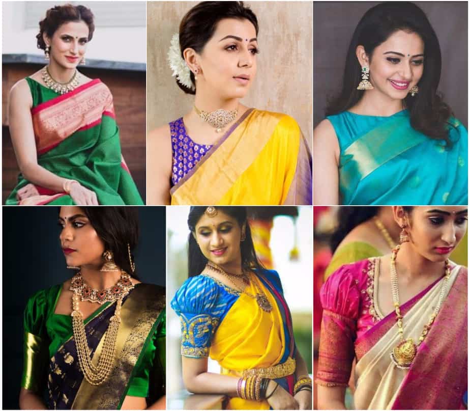 Blouse Patterns for your Evergreen Silk Sarees