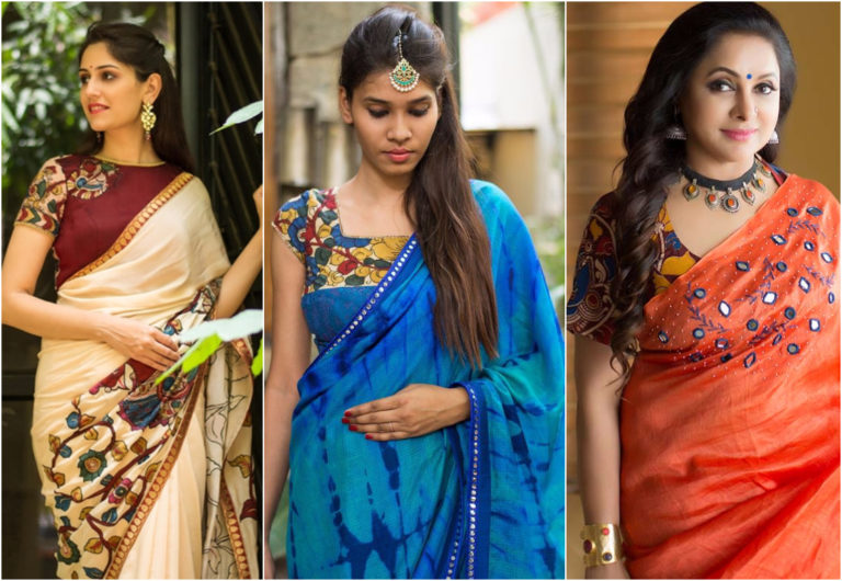 kalamkari blouse designs 2019