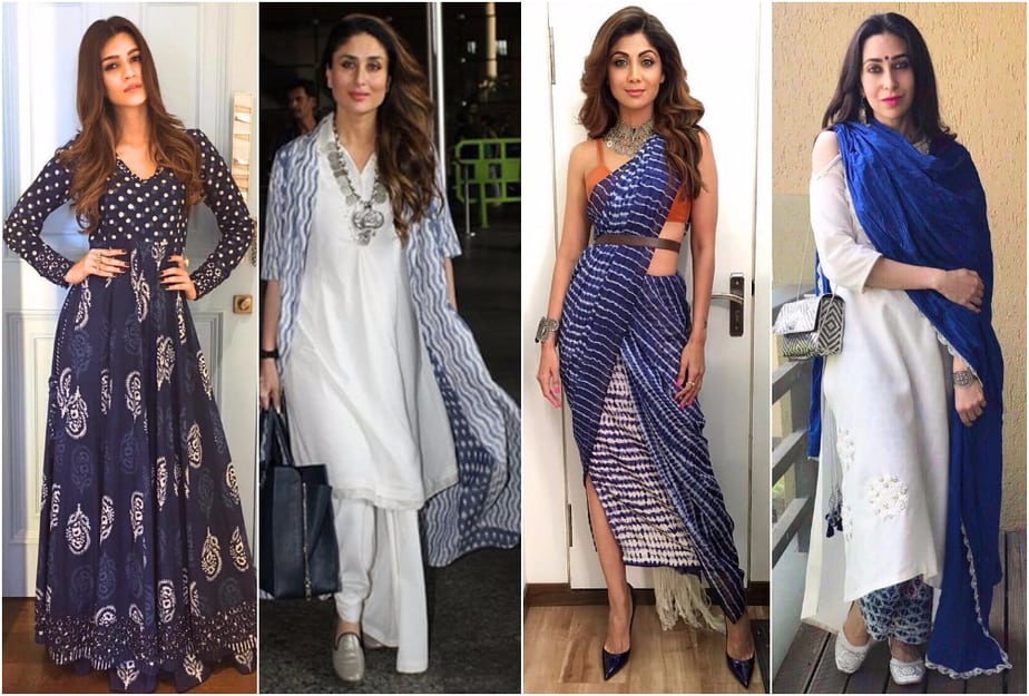 Indigo Fashion Trends Set by the Celebrity Divas