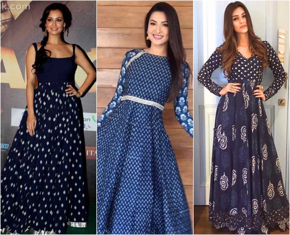 Indigo Fashion Trends Set by the Celebrity Divas