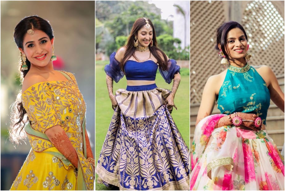 trendy lehenga blouse designs