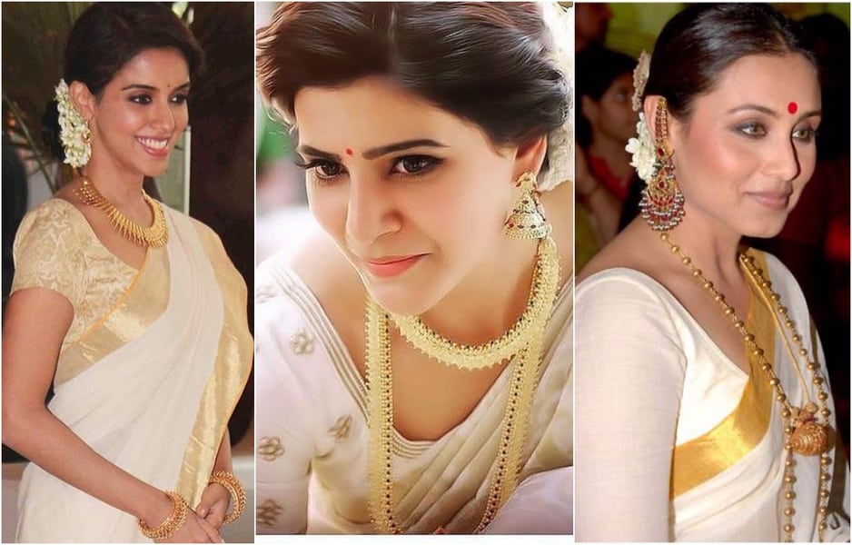 Off-White Sarees That You can Style in Simple Ways