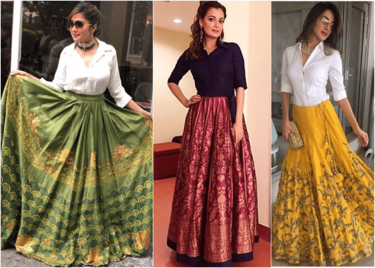 skirt and top for party wear