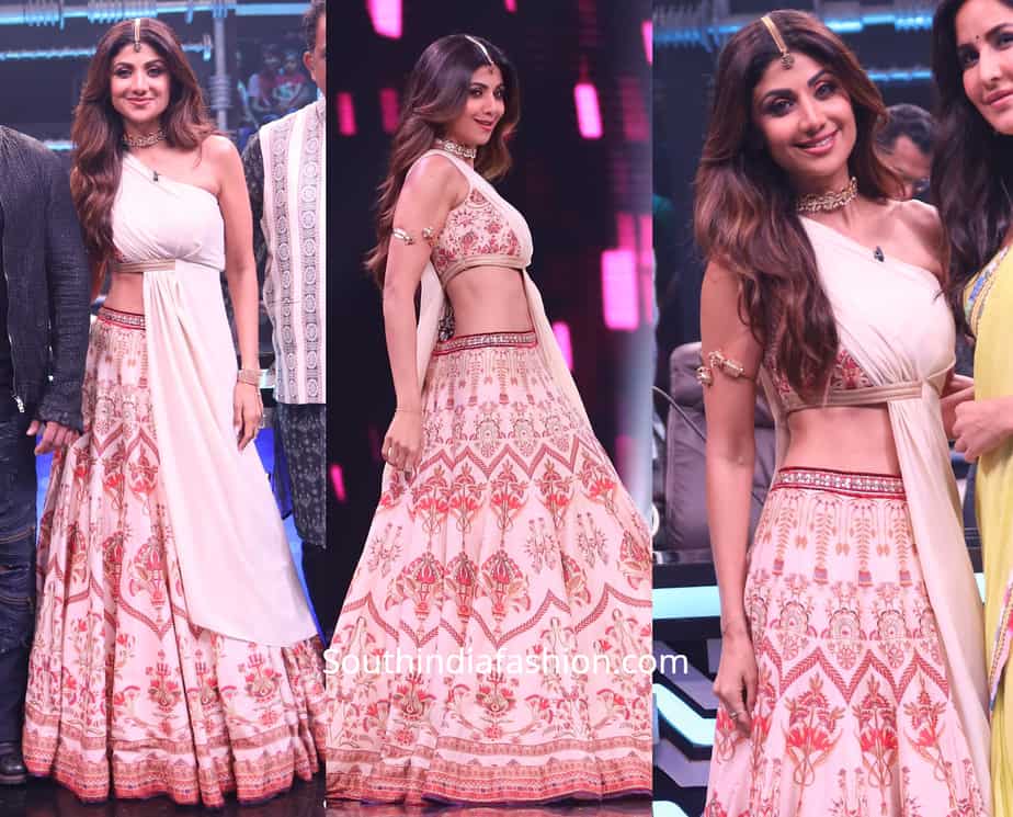 shilpa shetty super dancer lehenga