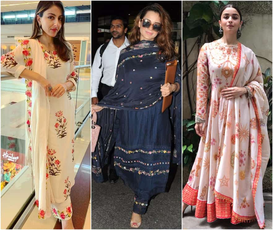 Easy and Hassle-free Indian Wear Worn By the Bollywood Divas