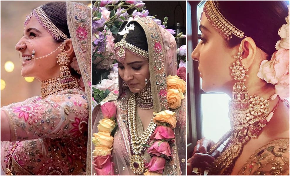 Bridal Jewellery Inspiration from Real Celebrity Brides