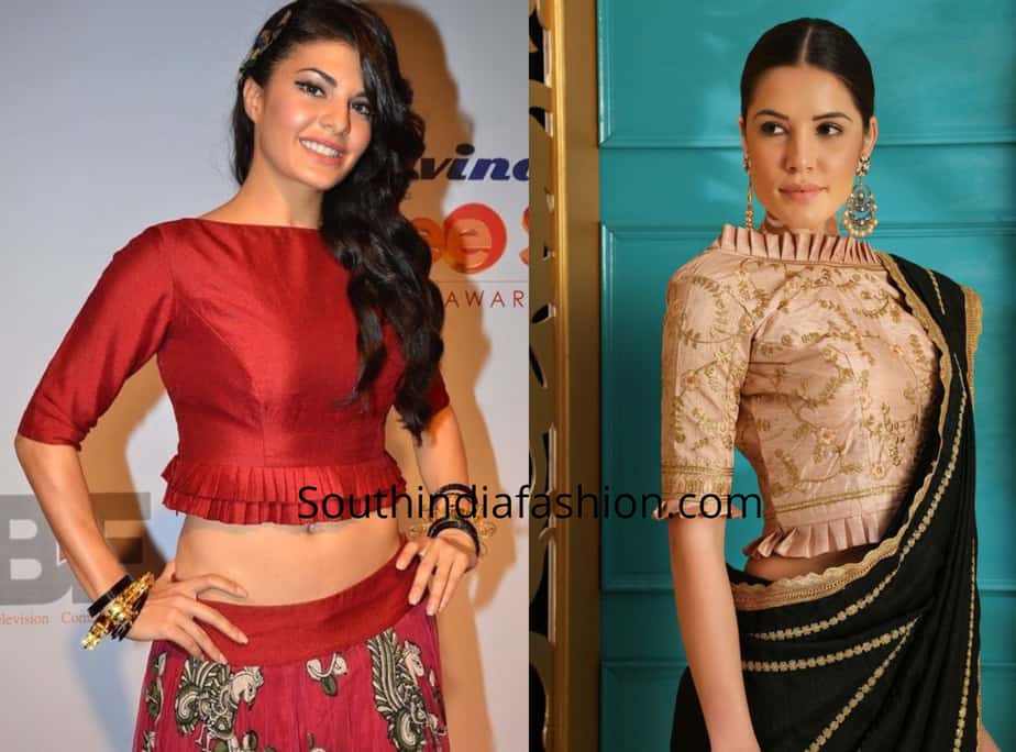 TRENDING HOT Blouse Designs With Frills & Pleats! South India Fashion