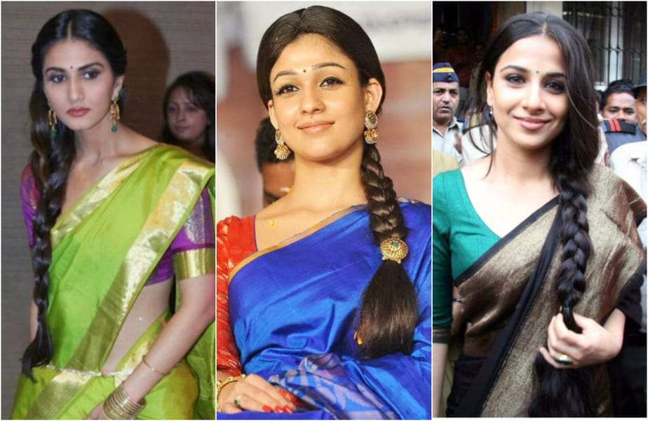 Simple and Elegant Pattu Saree Hairstyles | Best Hairstyles for Silk Sarees Simple and Elegant Pattu Saree Hairstyles | Best Hairstyles for Silk Sarees